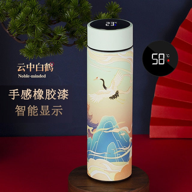 Temperature Display Thermos Bottle