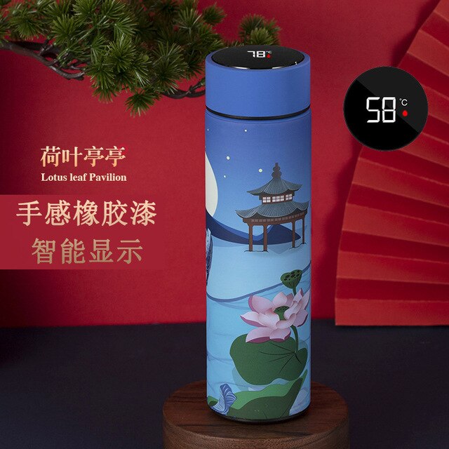 Temperature Display Thermos Bottle