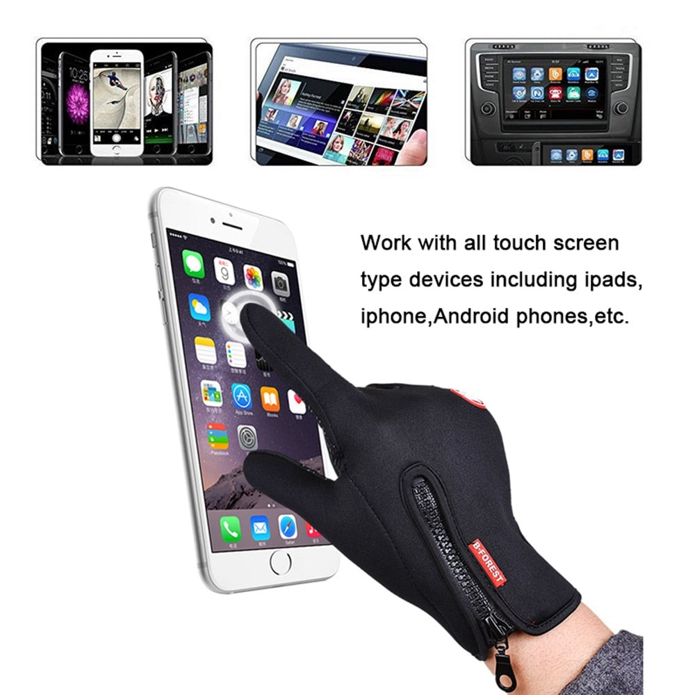 Touch Screen Gloves For Winter Sports & Motorsports